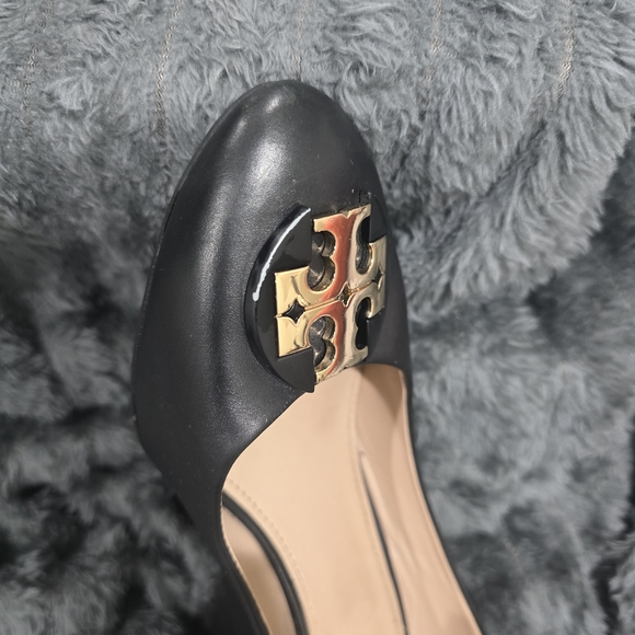 Tory Burch Black Wedge Heels - Picture 7 of 7